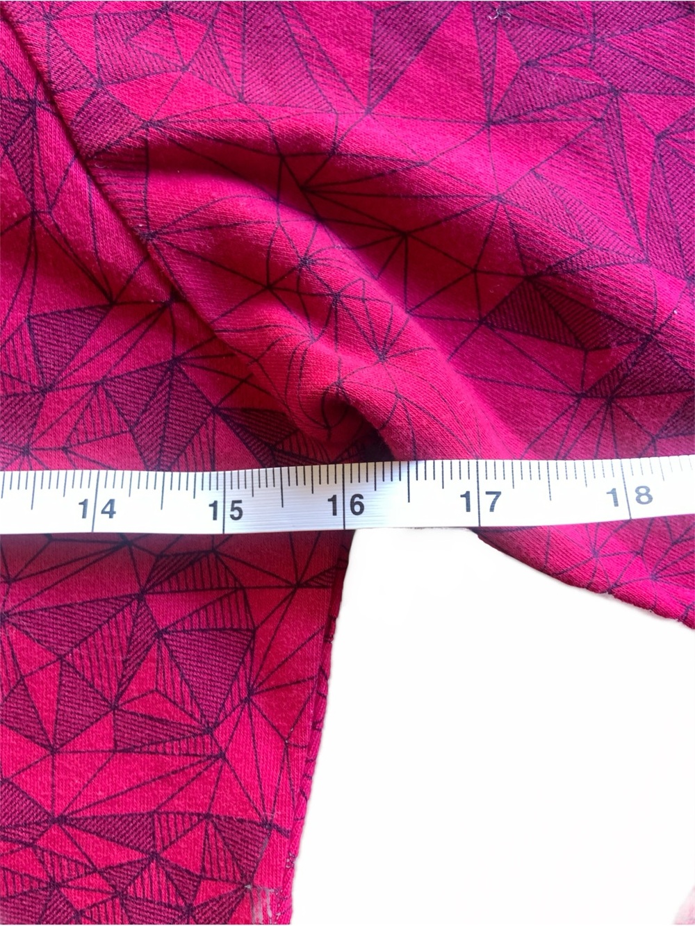 Bench Hot Pink Zip-Up Hoodie Jacket with Geometric Print Medium - Picture 11 of 16